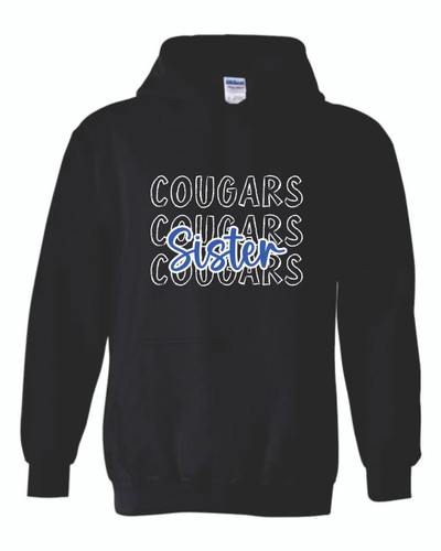 Carol Stream Cougars Fan Gildan - Heavy Blend™ Hooded Sweatshirt