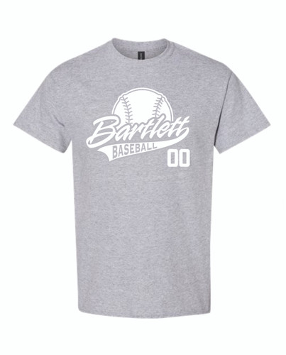 BLL Baseball Number Gildan - Heavy Cotton T-Shirt