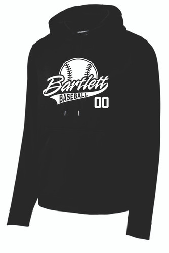 BLL Baseball Number Sport-Tek® Sport-Wick® Fleece Hooded Pullover