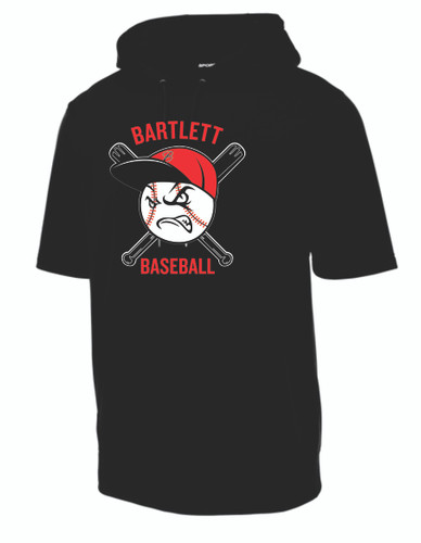 BLL Baseball Sport-Tek Sport-Wick Fleece Short Sleeve Hooded Pullover