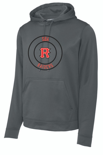 R SBA Sport-Tek Fleece Hooded Pullover
