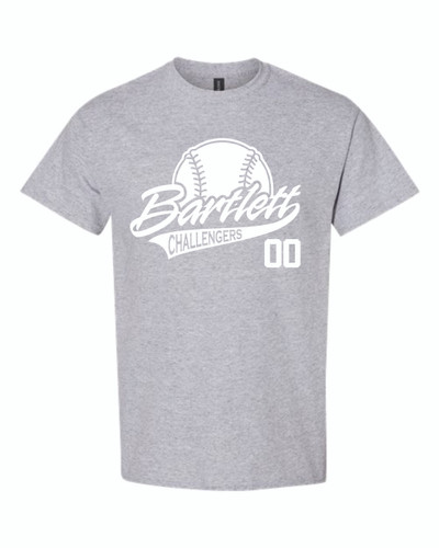 Challengers Baseball Number Gildan - Heavy Cotton T-Shirt