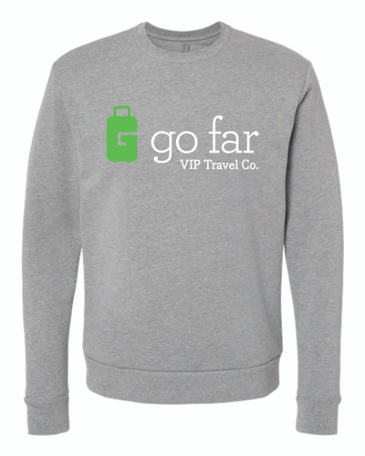 Go Far VIP Travel Unisex Malibu Crewneck Sweatshirt
