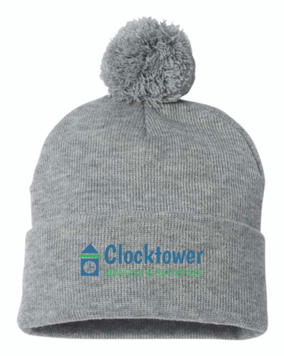 Clocktower Commons Sportsman - Pom-Pom 12" Knit Beanie