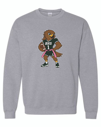 BHS Flag Football Hawk Gildan - Heavy Blend™ Crewneck