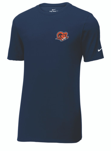 Wheaton Rams Coaches Nike Dri-FIT Cotton/Poly Tee