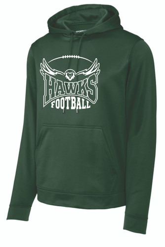 BHS Football Sport-Tek® Sport-Wick® Fleece Hooded Pullover