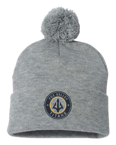Fox Valley Titans Sportsman - Pom-Pom 12" Knit Beanie