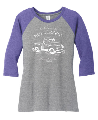 Kollerfest 2026 Women’s Perfect Tri 3/4-Sleeve Raglan