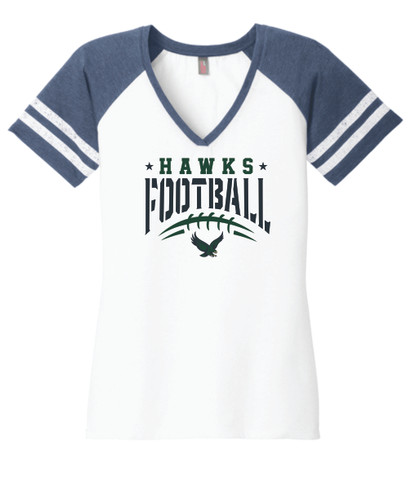 BHS Football District® Women’s Game V-Neck Tee
