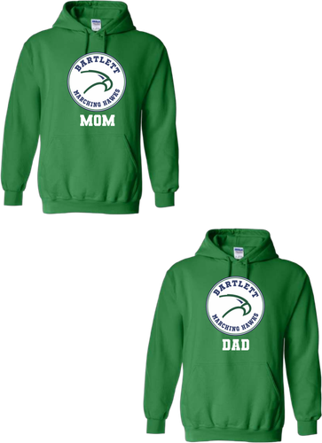 Bartlett High School Band Gildan Unisex Heavy Blend Hooded Sweatshirt - Parents