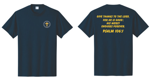 Guardian Angel Orthodox Day School Psalm 106:1 Port & Co™ Core Cotton Tee