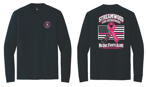 Streamwood Fire Department "No One Fights Alone" District® Perfect Tri® Long Sleeve Tee