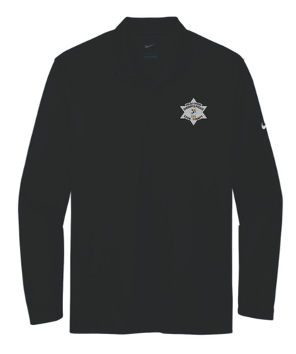 Cook County Sheriff's Police Training Academy Nike Dri-FIT Micro Pique 2.0 Long Sleeve Polo