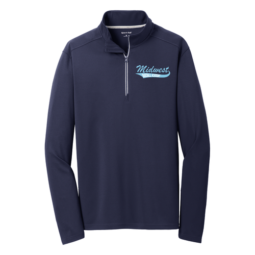 Midwest Baseball Academy-Sport-Tek® Sport-Wick® Textured 1/4-Zip Pullover