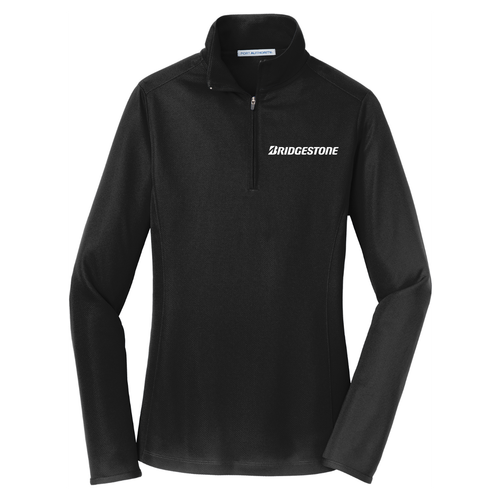 Bridgestone Ladies Pinpoint Mesh 1/2-Zip