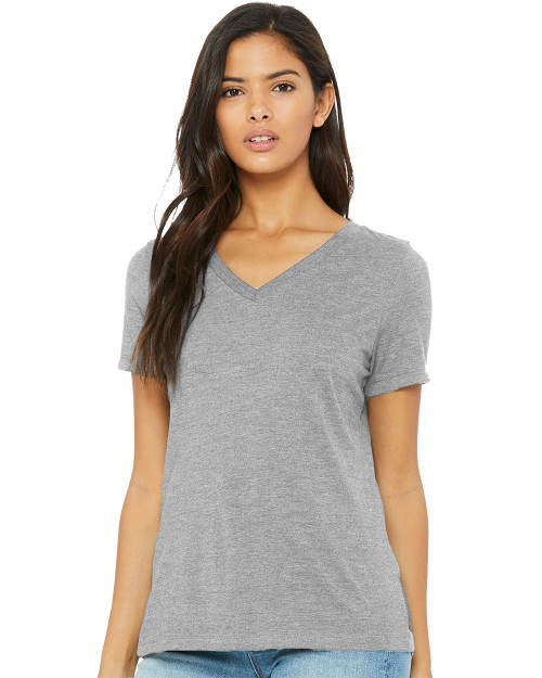 BELLA + CANVAS - Women’s Relaxed Jersey V-Neck Tee