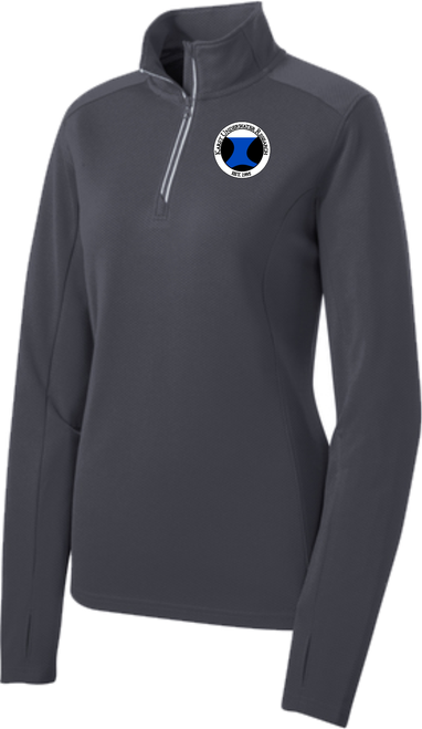 KUR Ladies Textured 1/4-Zip Pullover