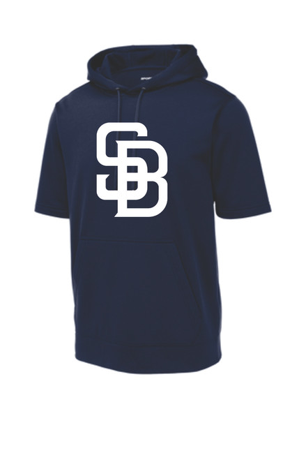SB Sport-Wick Fleece Short Sleeve Hooded Pullover