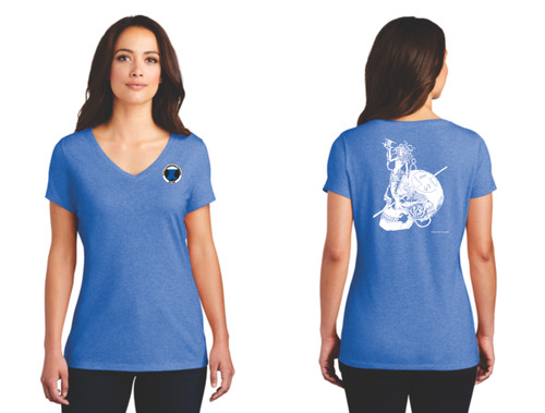 KUR Skull - District ® Women’s Perfect Tri ® V-Neck Tee