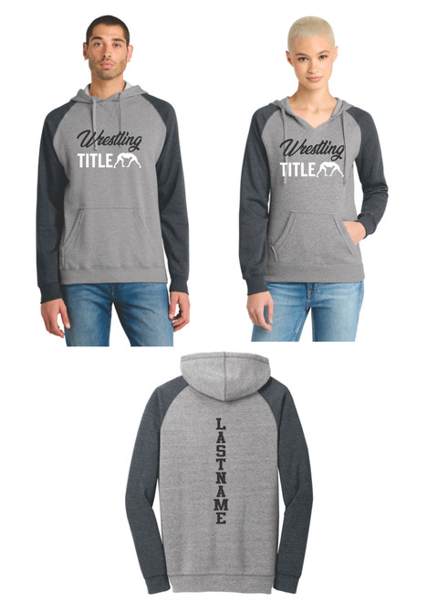 Dundee Highlanders Wrestling District® Lightweight Fleece Raglan Hoodie