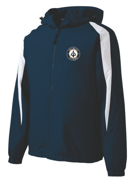Fox Valley Titans Sport-Tek® Fleece-Lined Colorblock Jacket