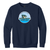 Wheaton Barracudas - Gildan Heavy Blend Crewneck - Navy (Youth)
