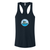 Wheaton Barracudas - Next Level Women's Ideal Racerback Tank - Midnight Navy