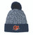 Wheaton Rams Coaches New Era® Marled Knit Pom Beanie