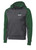 BHS Football Sport-Tek Tech Fleece Colorblock 1/4-Zip Hooded Sweatshirt