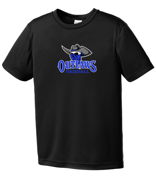 Outlaws Baseball (Logo) YOUTH Sport-Tek PosiCharge Competitor Tee - A&A ...