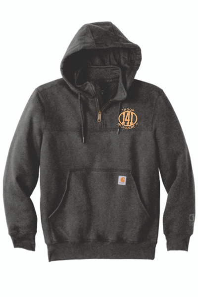 Scout Troop 141 Carhartt Rain Defender Heavyweight Hooded Zip Mock