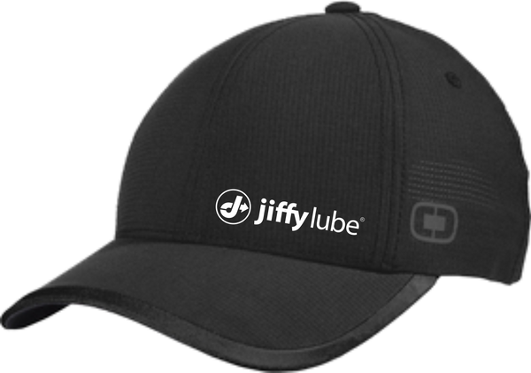 Casquette Jiffy Lube Yupoong – Noire, Ajustable, Dos Mesh – Taille Unique