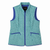 Talbots Teal/White Gingham Check Vest