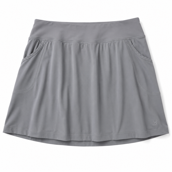 [NWT] Sofibella 18" Stone Grey Skort | XLARGE