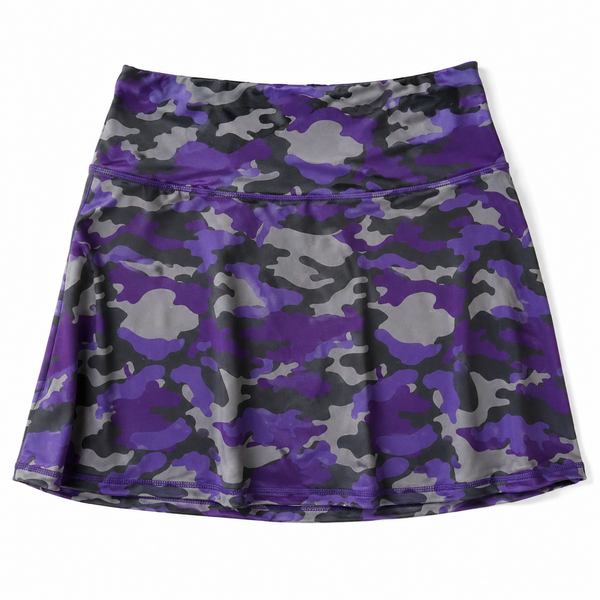 Sunice Julie Purple/Grey Camo Active Skort | Medium