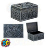 Dragon jewelry box with Celtic markings