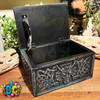 Dragon jewelry box with Celtic markings