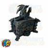 Cold cast resin dragon jewelry box