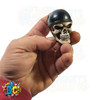 Motorcycle biker skull small resin skull with half helmet