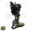 nude figurine painted bronze patina finish medusa