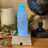 4 inch selenite tower with lighted base