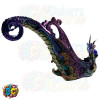 Multicolor pearlescent colored dragon incense stick holder