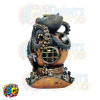Octopus divers helmet backflow incense burner