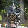 Octopus divers helmet backflow incense burner