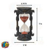 Wiccan style raven sand timer or hourglass