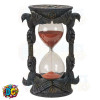 Wiccan style raven sand timer or hourglass