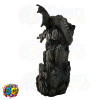 Dark dragon backflow incense burner on rock mountain