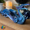 Blue dragon incense stick holder