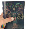 Mother Earth tree of life leather journal
